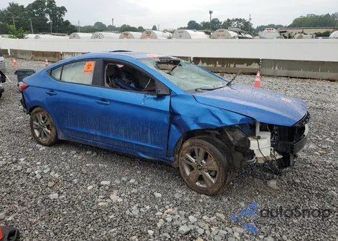 2018 Hyundai Elantra Sel из США, поврежденный, VIN 5NPD84LF3JH353421